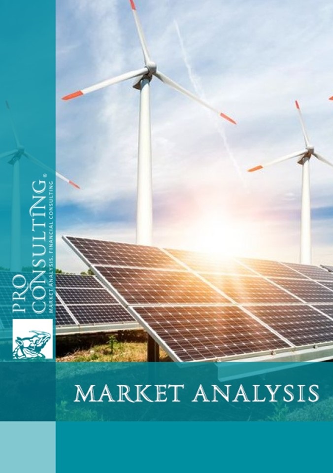 Market research report on electricity market in Ukraine. 2023